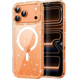 Puzdro pre iPhone 17 Pro Max, pre MagSafe, trblietavé - transparentné