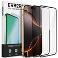 2x ERBORD Keramické hybridné sklo pre iPhone 17 Pro/17/16 Pro