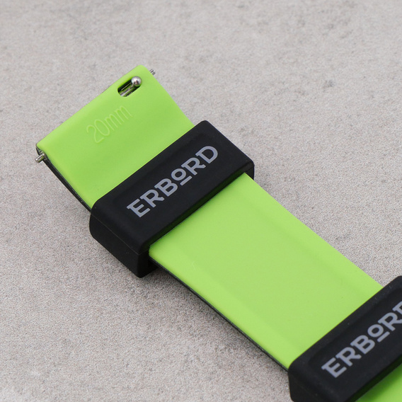 ERBORD Univerzálny 20 mm silikónový remienok