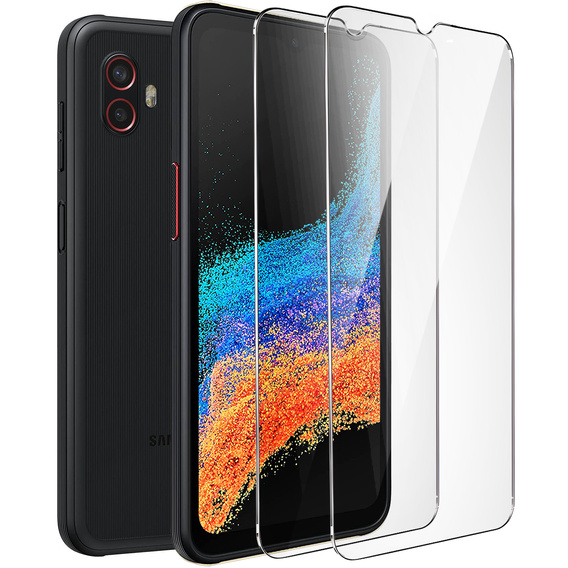 2x tvrdené sklo pre Samsung Galaxy Xcover 6 Pro, ERBORD 9H Hard Glass na displeji