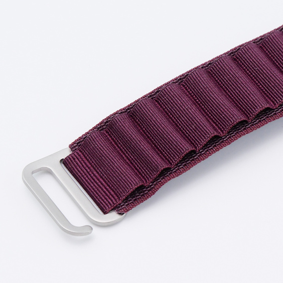 Nylonový remienok pre Apple Watch 1/2/3/4/5/6/7/8/SE/ULTRA 42/44/45/49 mm, bordový