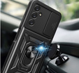 Obal na mobil pre Samsung Galaxy A14 4G/5G, CamShield Slide, čierne