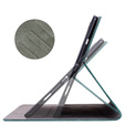 Obal na mobil pre Samsung Galaxy Tab S9, Wallet Pen Slot, zelený