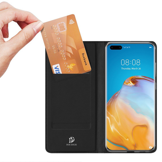 Dux Ducis Obal na mobil pre Huawei P40, Skinpro, čierne