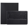 Puzdro + klávesnica Samsung Galaxy Tab S9+, Leather Pen Slot TouchPad, čierne