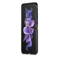CASEME flipové puzdro pre Samsung Galaxy Z Flip 3, Waxy Textured, čierne