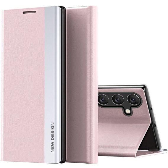 Klapkové puzdro pre Samsung Galaxy M34, Side Magnetic, ružové