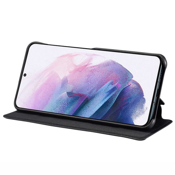 Klapkové puzdro pre Samsung Galaxy S22+ Plus 5G, LC.IMEEKE, čierne