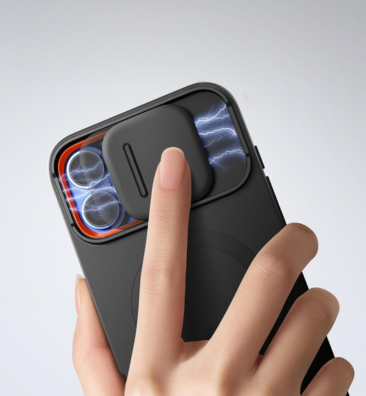 Puzdro pre iPhone 12 / 12 Pro, Suritch Shockproof, pre MagSafe, čierne