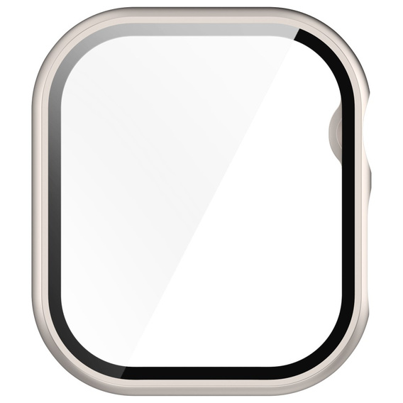 2w1 Etui + Szkło Hartowane do Apple Watch 7/8 41MM, Czarne