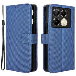 Klapkové puzdro pre Infinix Note 40 Pro, Wallet Smart Magnet, modré