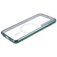 Magnetické puzdro Dual Glass MagSafe pre Samsung Galaxy S22 Plus, zelený