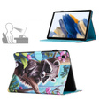 Puzdro pre Lenovo Tab M10 Plus TB-X606F, s chlopňou, raccoon