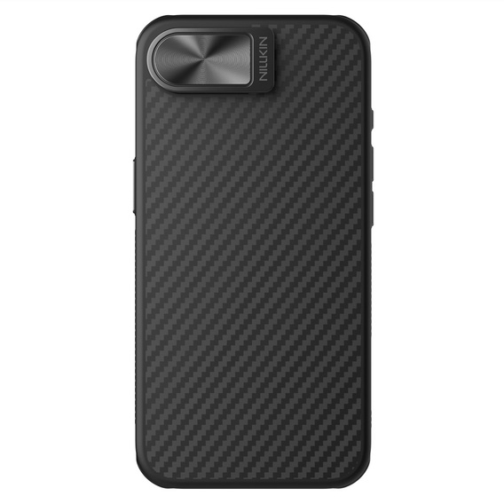 Puzdro pre iPhone 16e, pancierované Nillkin, Carboprof Case, pre Magsafe, čierne