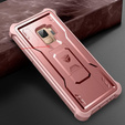 Obrnené puzdro pre Samsung Galaxy S9, Dexnor Full Body, ružové