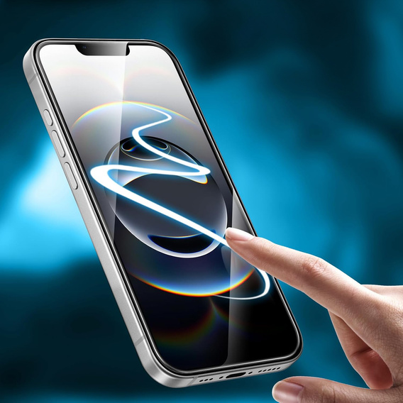 2x tvrdené sklo pre iPhone 13/13 Pro, ERBORD 9H Hard Glass na displeji