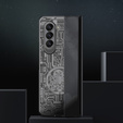 Puzdro pre Samsung Galaxy Z Fold 5 5G, Mechanical Legend, čierne