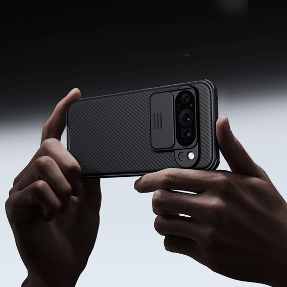 Puzdro pre Google Pixel 9 Pro XL, pancierované Nillkin, CamShield Pro, čierne