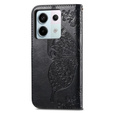 Klapkové puzdro pre Xiaomi Redmi Note 13 Pro 5G, Butterfly, čierne