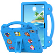 Detské puzdro pre Samsung Tab A8 10.5 X200 / X205, Cute Patterns, so stojanom, modré
