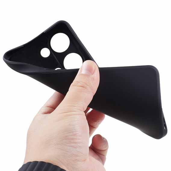 Obal na mobil pre OnePlus Nord 3 5G, Silicone Lite, čierne