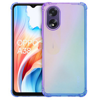 Puzdro pre Oppo A38 4G / Oppo A18 4G, Gradient Dropproof, Fialová / modrá