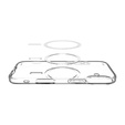 Spigen puzdro pre iPhone 17, Liquid Crystal MagSafe, číre/biele