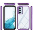 Puzdro pre Samsung Galaxy A34 5G, Shockproof, s fóliou, fialové