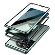 Puzdro pre OnePlus 12 5G, Magnetic Dual Glass, zelený