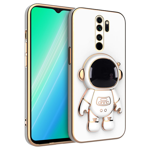 Obal na mobil pre Xiaomi Redmi Note 8 Pro, Astronaut, biele