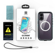 Puzdro pre iPhone 17, vodotesné IP68, SHELLBOX MagSafe, modré
