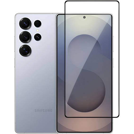 3D tvrdené sklo pre Samsung Galaxy S25 Ultra, čierny rám