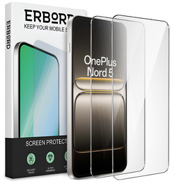 2x tvrdené sklo ERBORD 9H Hard Glass na displeji pre OnePlus Nord 5
