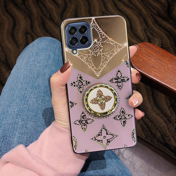 Fashion Obal na mobil pre Samsung Galaxy M53 5G, fialové