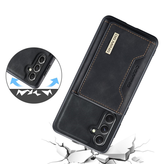 Obal na mobil pre Samsung Galaxy A56 5G, DG.MING 2in1, čierne