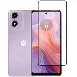 3D tvrdené sklo pre Motorola Moto E14, čierny rám