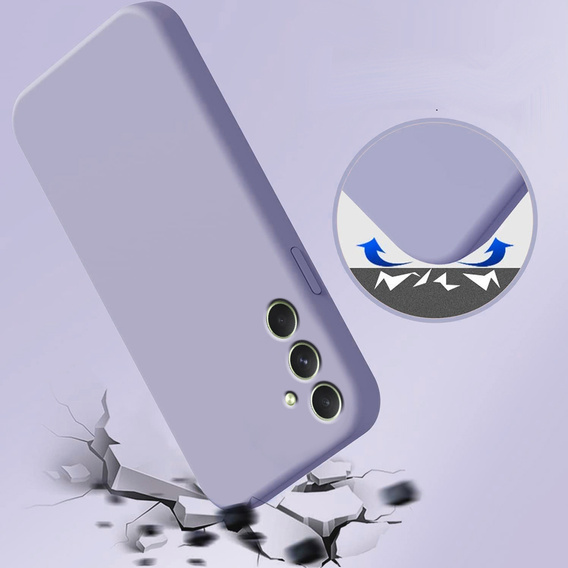 Obal na mobil pre Samsung Galaxy A54 5G, Silicone Lite, fialové