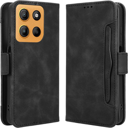 Klapkové puzdro pre Motorola Moto G15 / Motorola Moto G15 Power, Card Slot, čierne