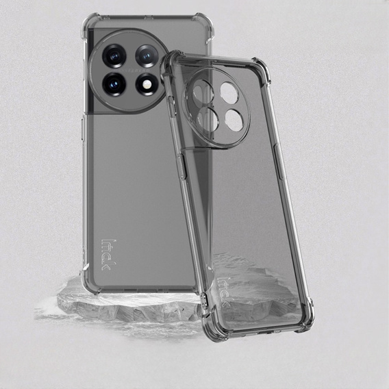 IMAK Obal na mobil pre OnePlus 11 5G, Dropproof, transparentné / čierne