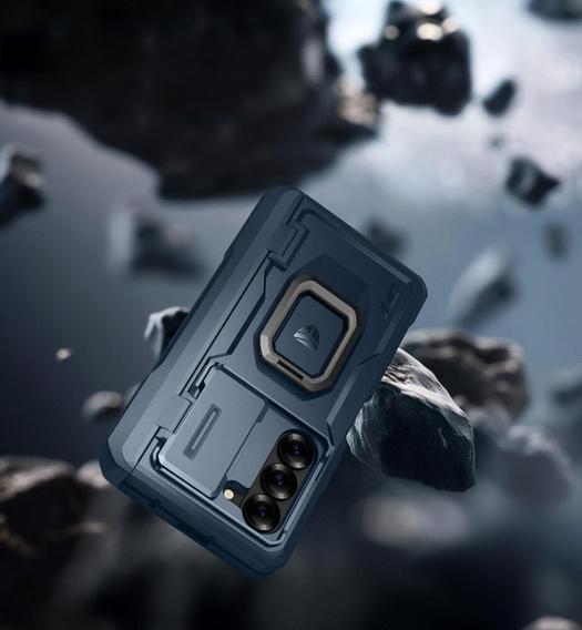 Obrnené puzdro pre Samsung Galaxy Z Fold 6 5G, Dexnor Full Body S-Pen Slot, modré