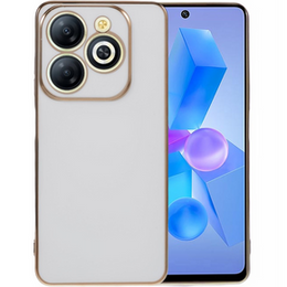 Puzdro pre Infinix Hot 40i, Glamour CamShield, biele