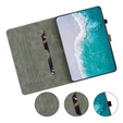 Obal na mobil pre Samsung Galaxy Tab S9, Wallet Pen Slot, modré