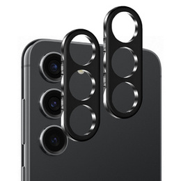 2x tvrdené sklo ERBORD na kameru Samsung Galaxy S23 FE, čierne