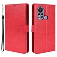 Klapkové puzdro pre Infinix Hot 11s, Crazy Horse Wallet, červené