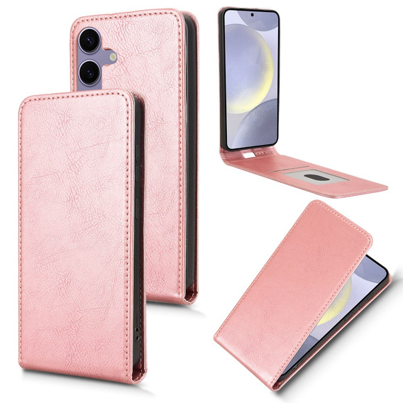 Klapkové puzdro pre Samsung Galaxy S25, Flip, ružové