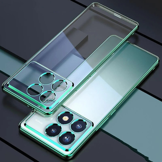 Puzdro pre Xiaomi Poco F6 Pro, Frame Case, zelený