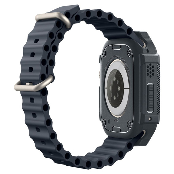 Puzdro Spigen Rugged Armor Dark Gray pre Apple Watch Ultra 1 / 2 (49 mm)