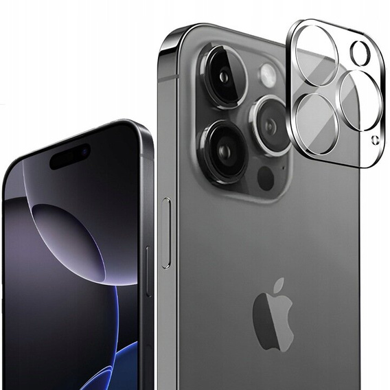 Tvrdené sklo na fotoaparát pre iPhone 16 Pro / 16 Pro Max, priehľadné