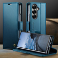 CASEME Litchi Wallet flipové puzdro pre Samsung Galaxy Z Fold7 5G