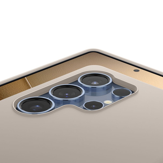 Spigen puzdro pre Samsung Galaxy S25 Ultra, Silicone Fit Mag, sivé + tvrdené sklo